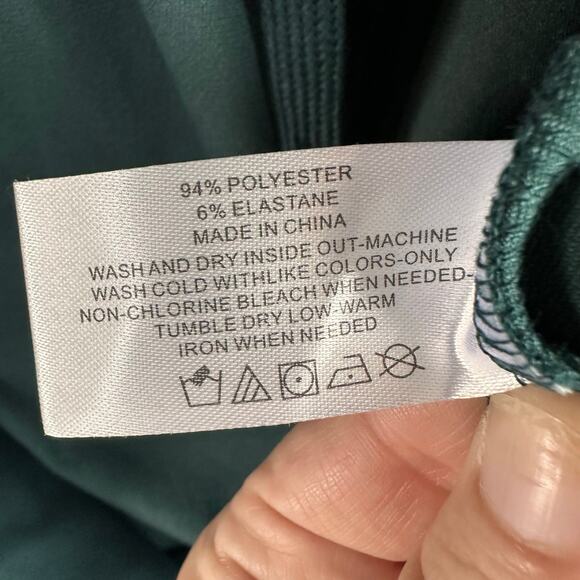 Royal Matrix 2 Piece Velour Tracksuit Women's Size M Green Full Zip Pull On Pant - Picture 6 of 9